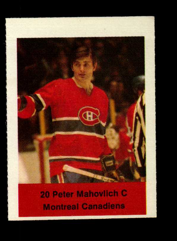 1974-75 NHL Action Stamps #146 Peter Mahovlich