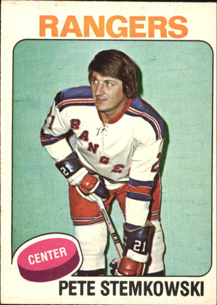 1975-76 O-Pee-Chee #303 Pete Stemkowski - EX