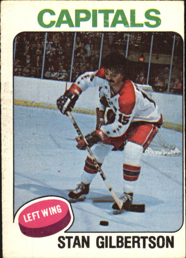 1975-76 O-Pee-Chee #382 Stan Gilbertson UER/(Photo actually/Denis Dupere