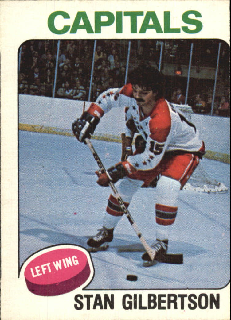 1975-76 O-Pee-Chee #382 Stan Gilbertson UER/(Photo actually/Denis Dupere