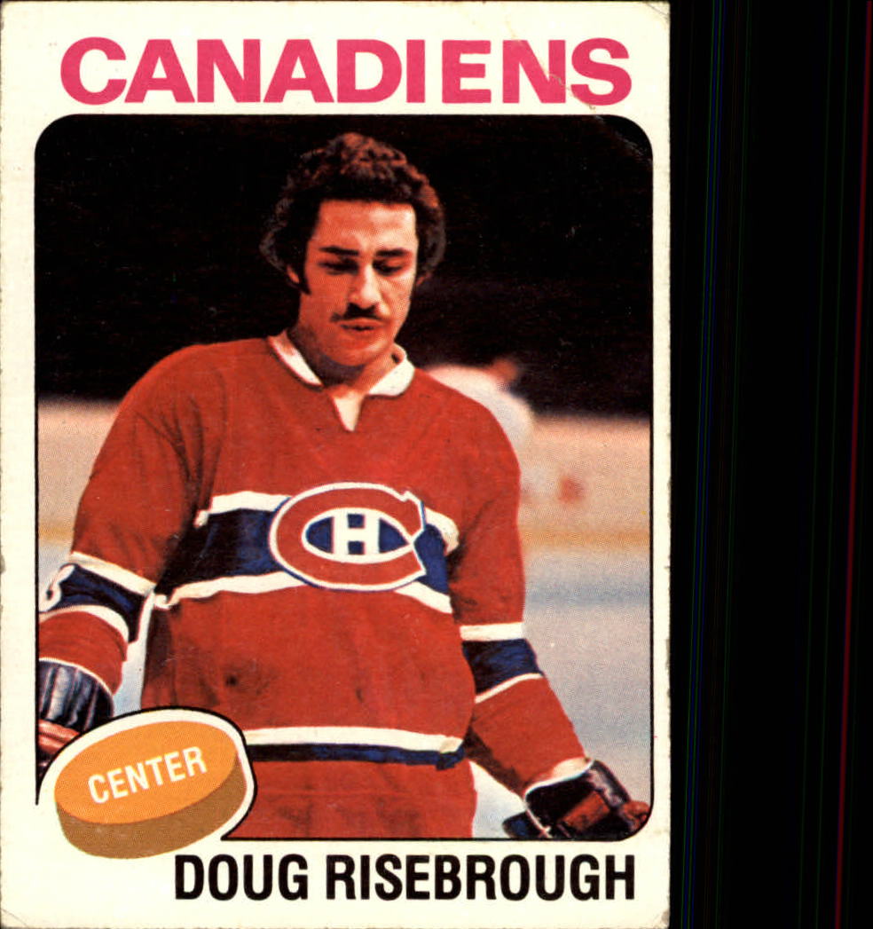 1975-76 Topps #107 Doug Risebrough UER RC