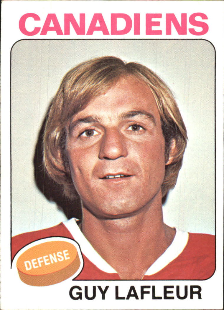 1975-76 Topps #126 Guy Lafleur UER/Listed as Defense