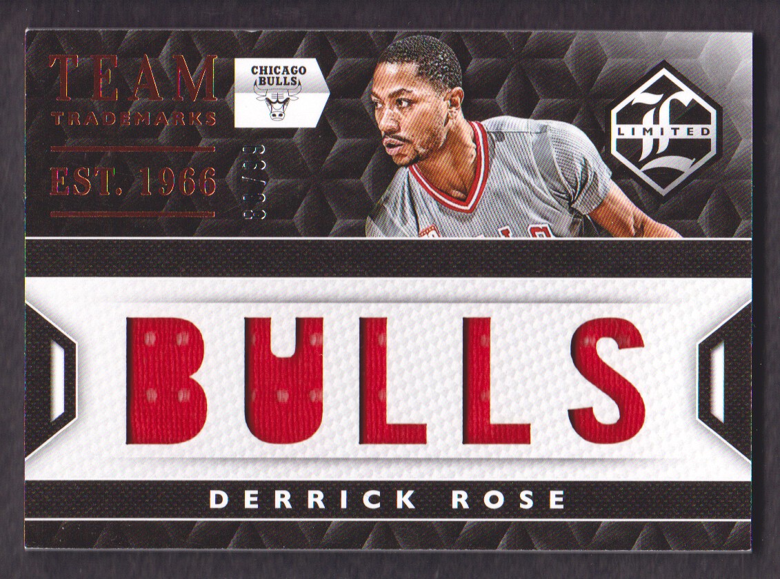 2015-16 Limited Team Trademarks #5 Derrick Rose/99