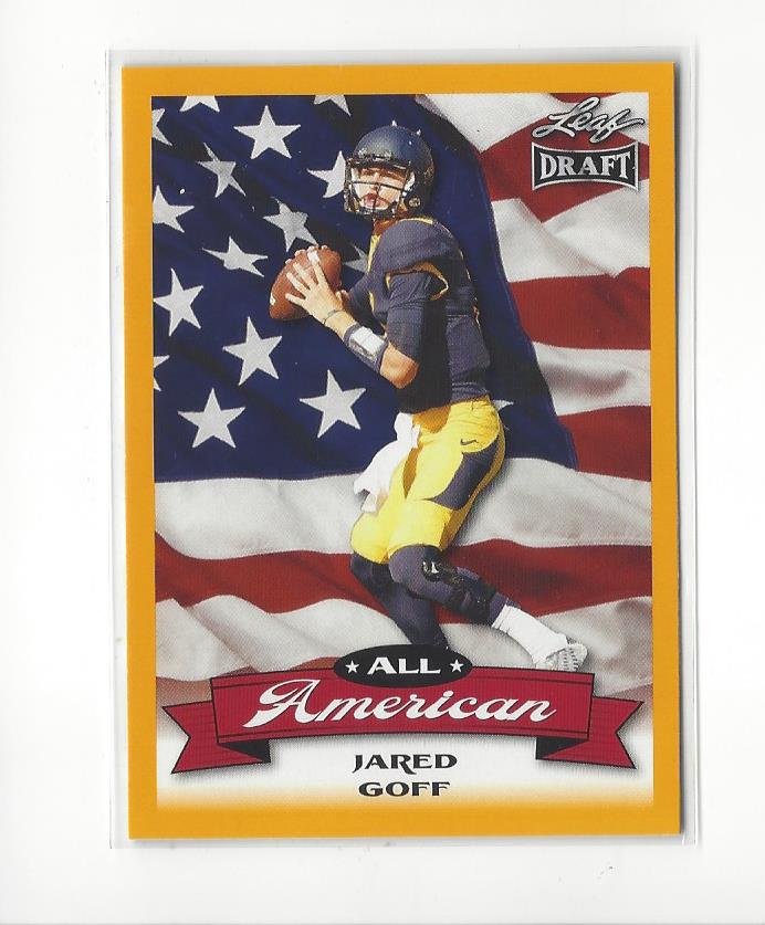 2016 Leaf Draft All American Gold #7 Jared Goff