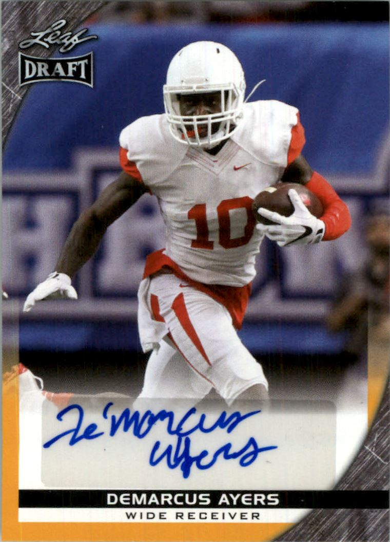 2016 Leaf Draft Autographs Gold #ADA2 Demarcus Ayers