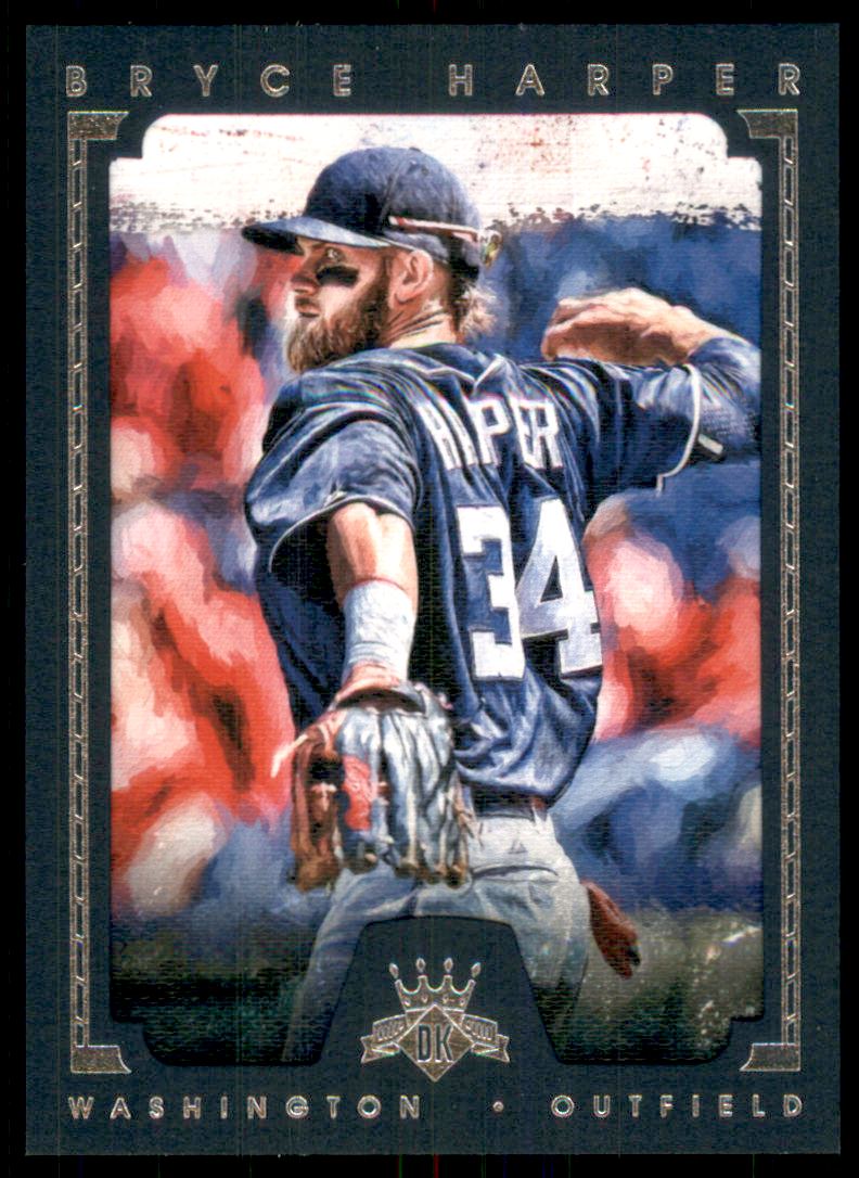 2016 Diamond Kings Framed Blue #59B Bryce Harper SP/Throwing