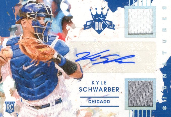 2016 Diamond Kings Rookie Material Signatures Silver #RSKS Kyle Schwarber/299