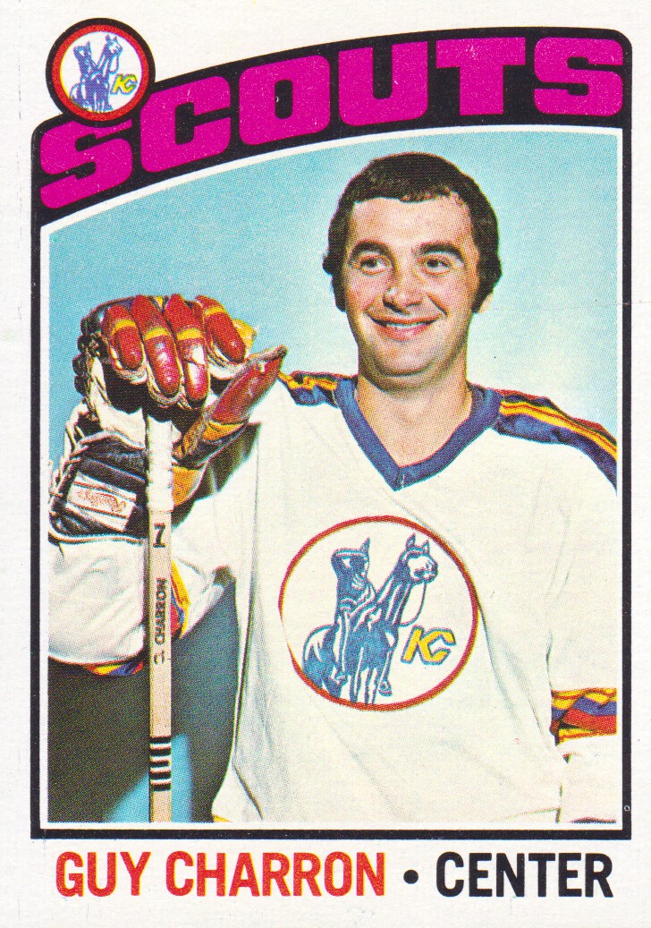 1976-77 Topps #186 Guy Charron