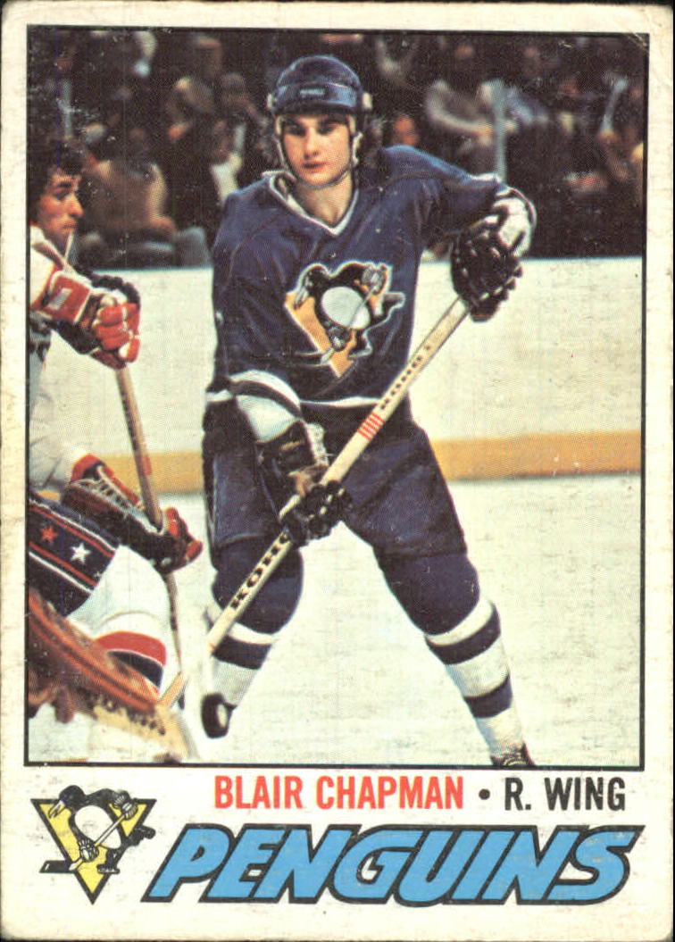 1977-78 O-Pee-Chee Penguins Hockey Card #174 Blair Chapman RC - GOOD | eBay