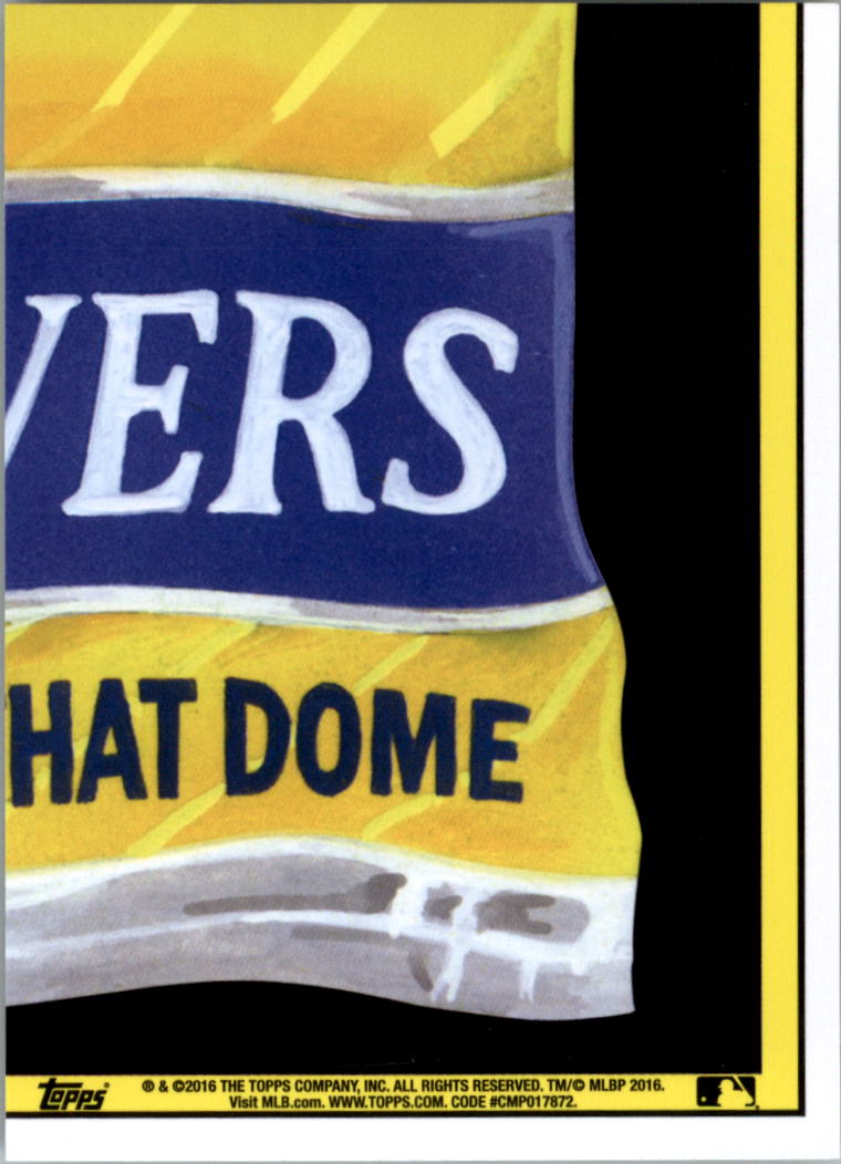 2016 Wacky Packages MLB Grass 79 Biloxi Shuckers Oyster Crackers NMMT