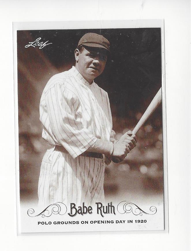 2016 Leaf Babe Ruth Collection #41 Babe Ruth
