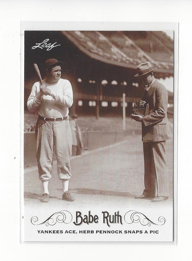 2016 Leaf Babe Ruth Collection #73 Babe Ruth