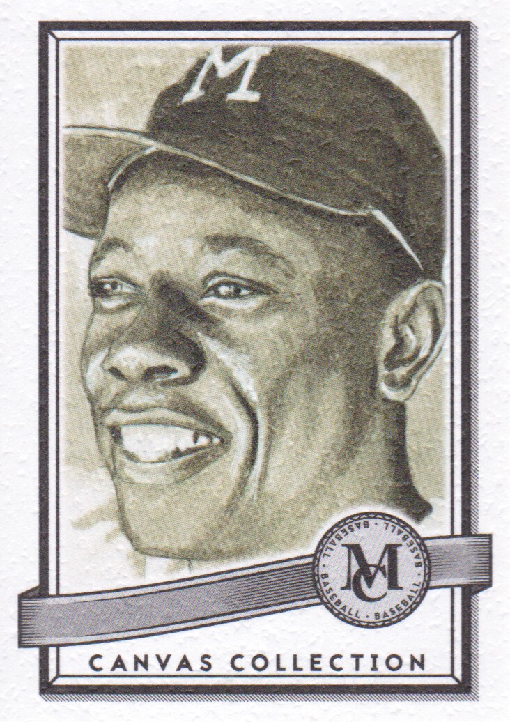 2016 Topps Museum Collection Canvas Collection #CC1 Hank Aaron
