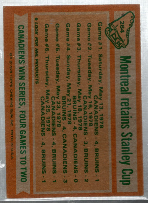B1673- 1978-79 Topps Hk 201-264 Ca. Grad -du Pick- 15 + Gratis US Schiff - Bild 9 von 9