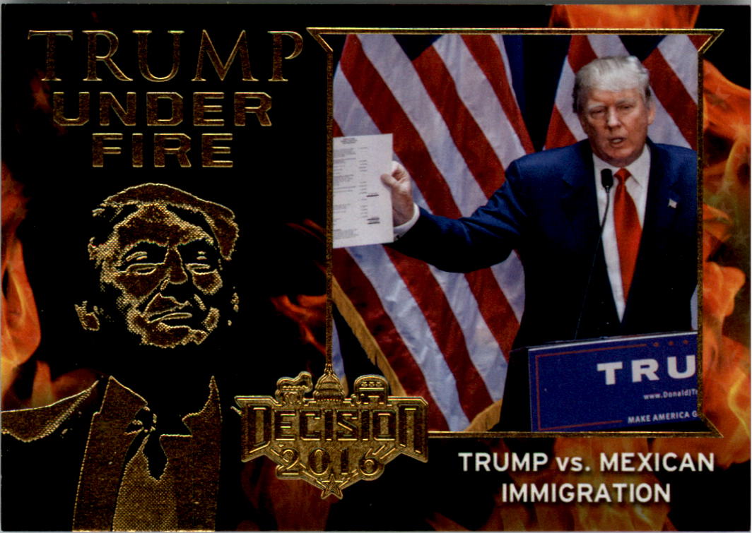 DECISION 2016 BLUE FOIL TRUMP UNDER FIRE TUF17 TRUMP SAYS HE COULD SHOOT AND