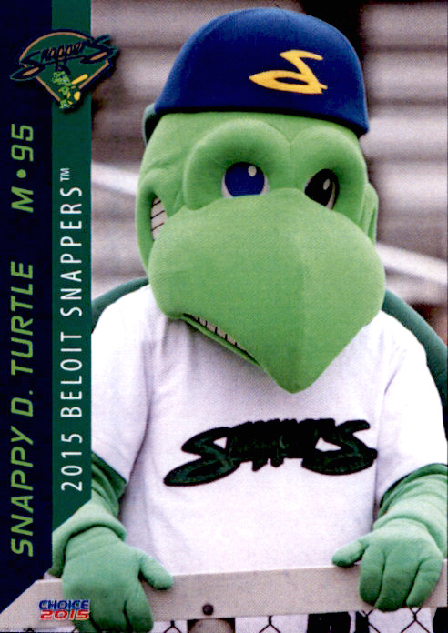 2015 Beloit Snappers Choice #34 Snappy D. Turtle/Mascot