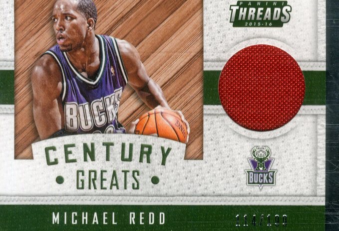 2015-16 Panini Threads Century Greats Threads #13 Michael Redd/199