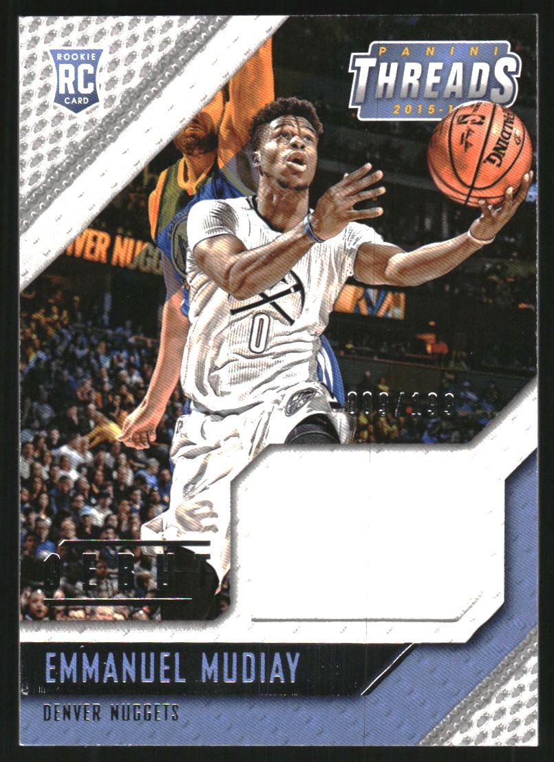 2015-16 Panini Threads Debut Threads #12 Emmanuel Mudiay