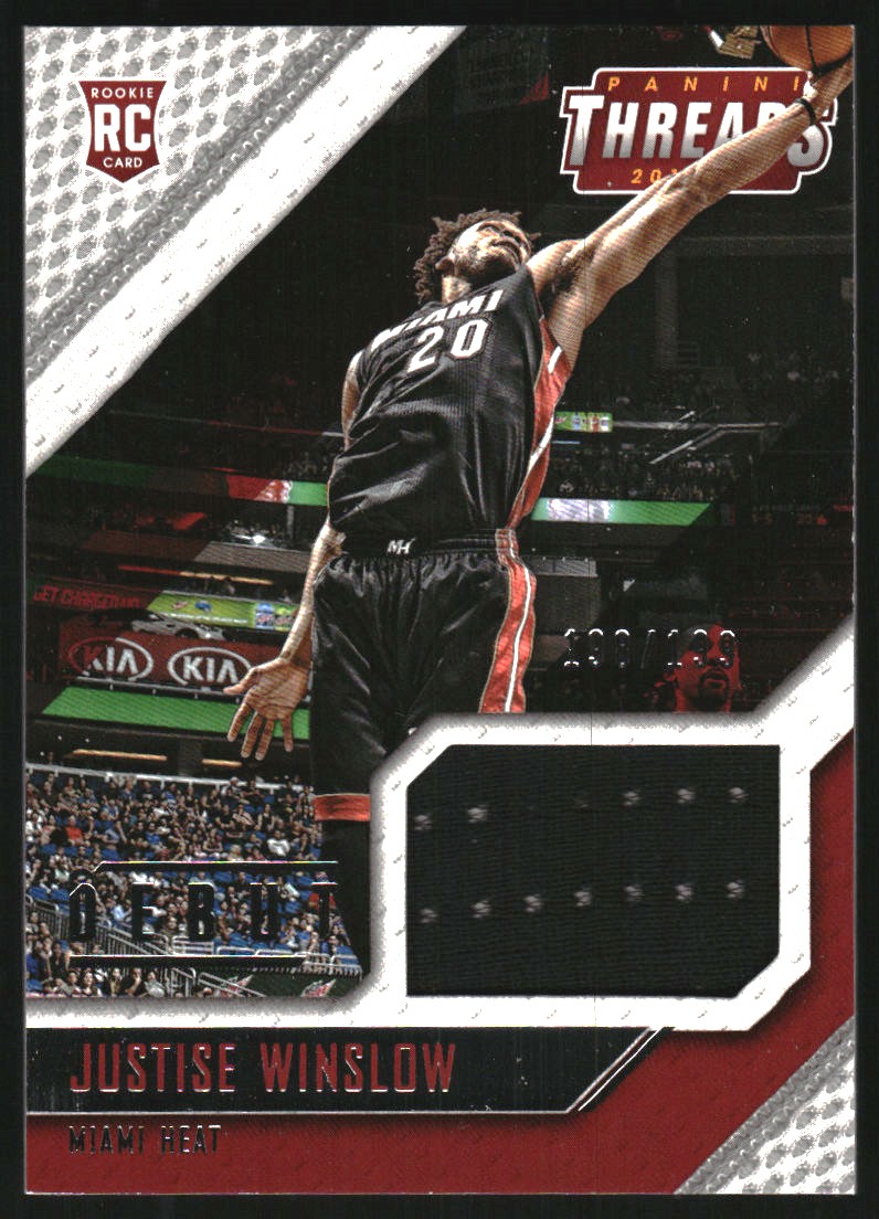 2015-16 Panini Threads Debut Threads #17 Justise Winslow