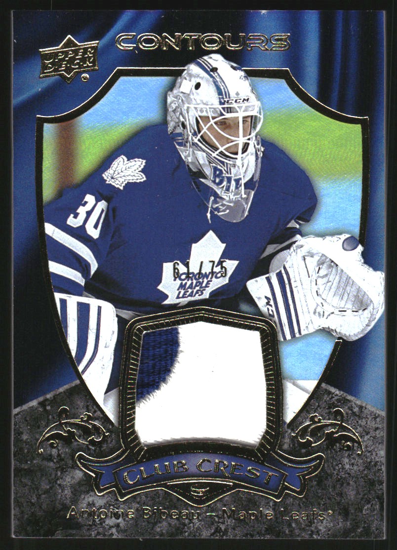 2015-16 Upper Deck Contours Club Crest Jerseys Patch #CC4 Antoine Bibeau