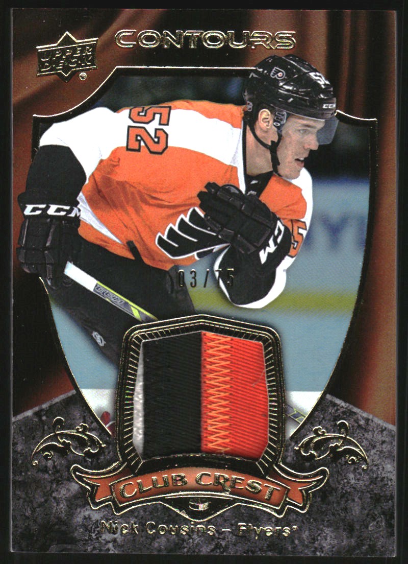2015-16 Upper Deck Contours Club Crest Jerseys Patch #CC11 Nick Cousins