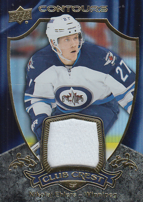 2015-16 Upper Deck Contours Club Crest Jerseys Patch #CC29 Nikolaj Ehlers