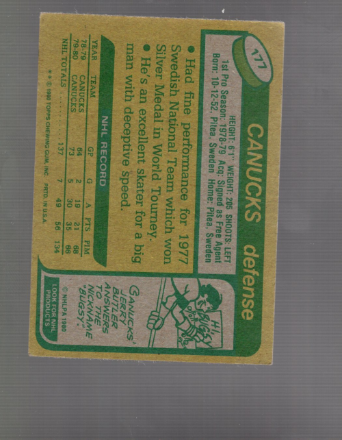 A5984- 1980-81 Topps Hk 101-200 MOST STOCK PHOTOS -You Pick- 15+ FREE US SHIP - Picture 223 of 281
