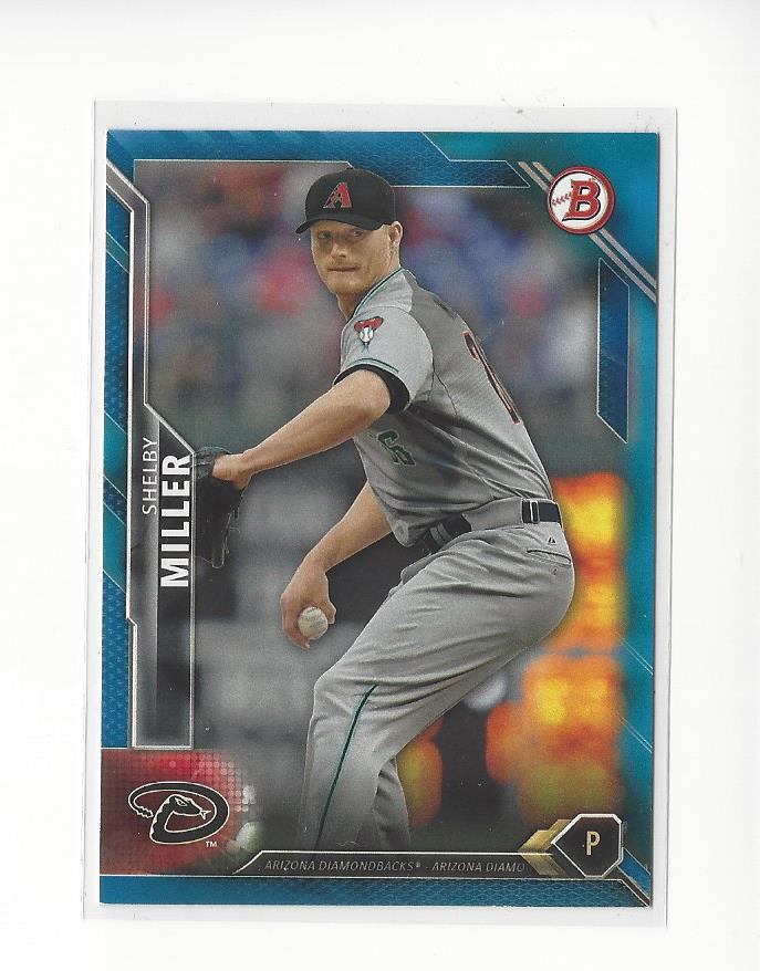 2016 Bowman Blue #9 Shelby Miller