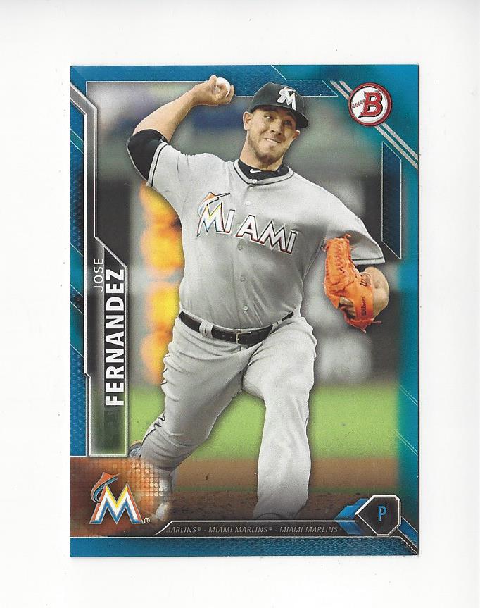 2016 Bowman Blue #49 Jose Fernandez