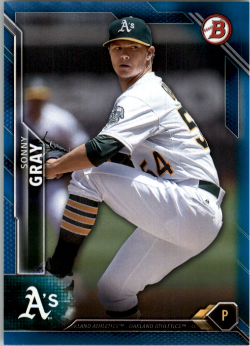 2016 Bowman Blue #62 Sonny Gray