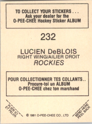  1980 Topps # 146 Lucien DeBlois Colorado Rockies