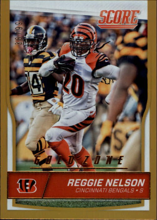 2016 Score Jumbo Gold Zone #73 Reggie Nelson