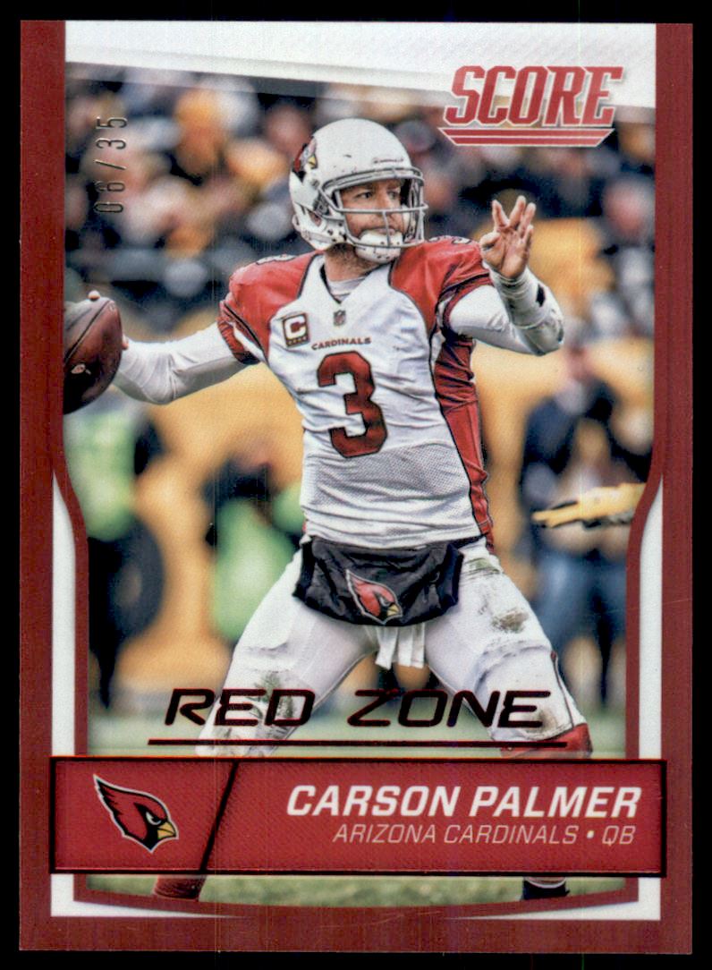 2016 Score Jumbo Red Zone #1 Carson Palmer