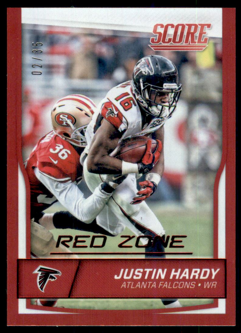 2016 Score Jumbo Red Zone #17 Justin Hardy