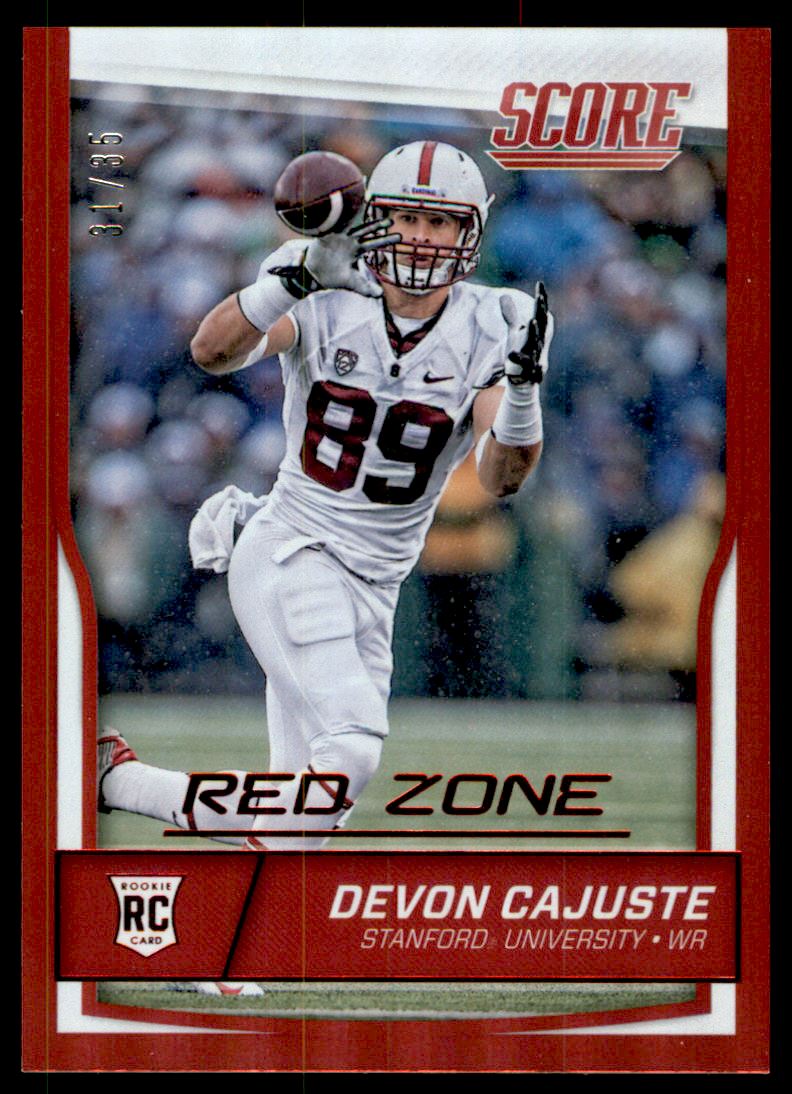 2016 Score Jumbo Red Zone #402 Devon Cajuste