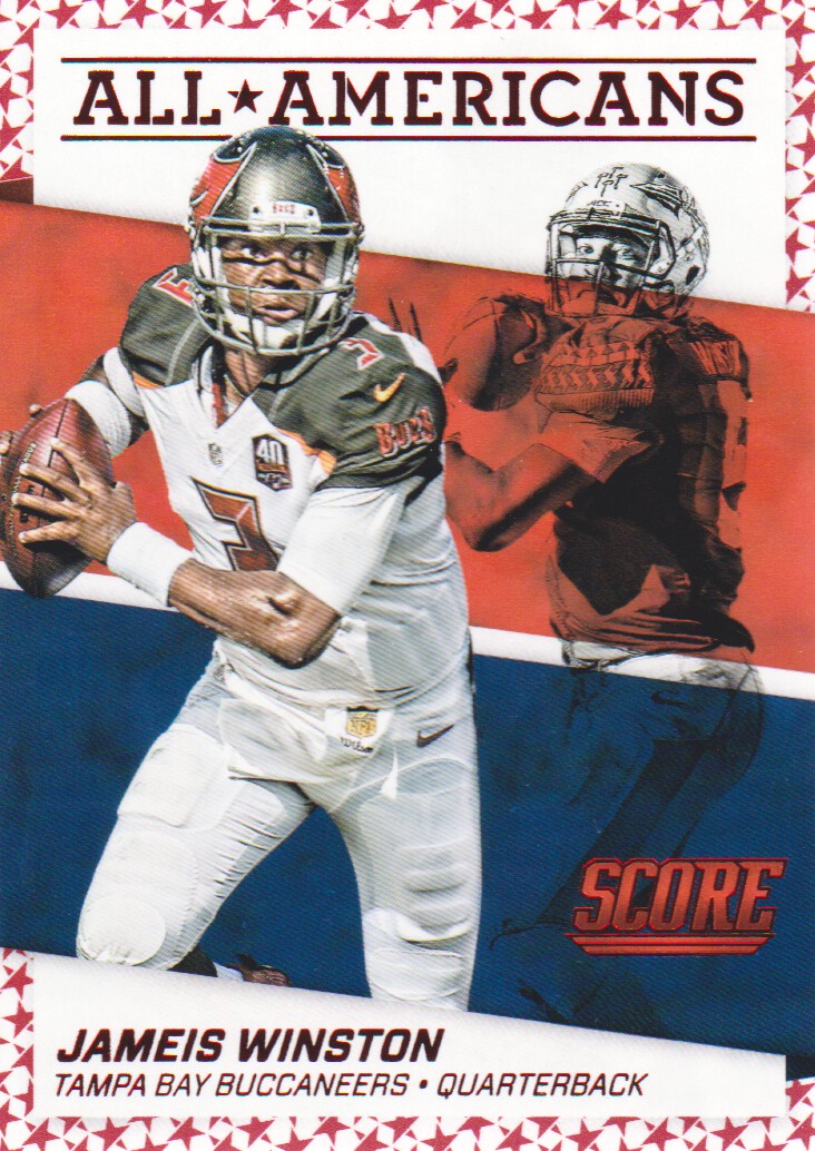 2016 Score All Americans Red #6 Jameis Winston