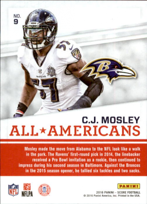 A4270- 2016 Score Football Insert +Parallel Cards1 -You Pick- 15+ FREE US SHIP - Picture 146 of 453