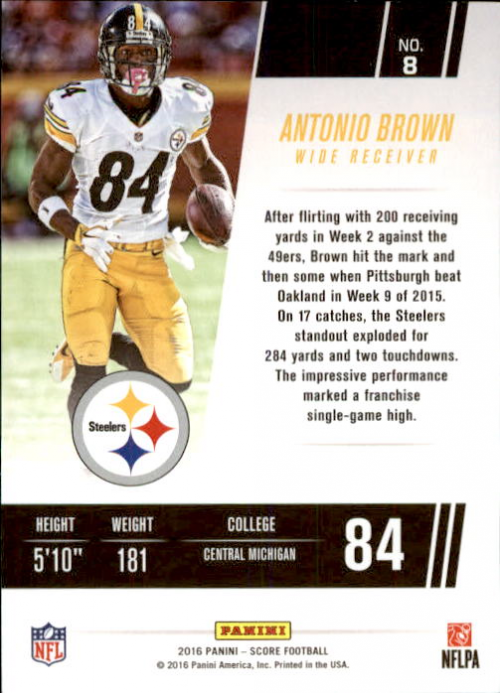 A4270- 2016 Score Football Insert +Parallel Cards1 -You Pick- 15+ FREE US SHIP - Picture 331 of 453