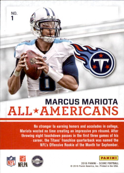 A4270- 2016 Score Football Insert +Parallel Cards1 -You Pick- 15+ FREE US SHIP - Picture 182 of 453