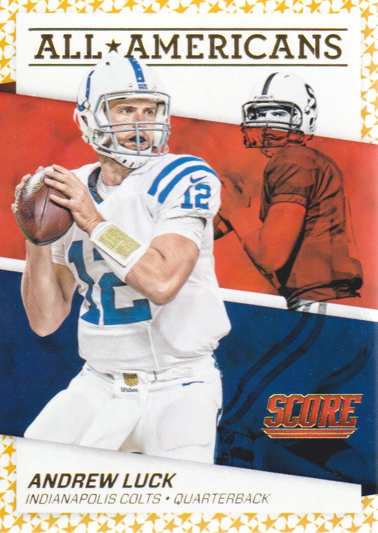 2016 Score All Americans Gold #16 Andrew Luck