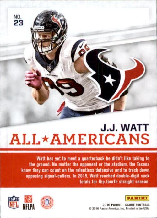 A4270- 2016 Score Football Insert +Parallel Cards1 -You Pick- 15+ FREE US SHIP - Picture 254 of 453