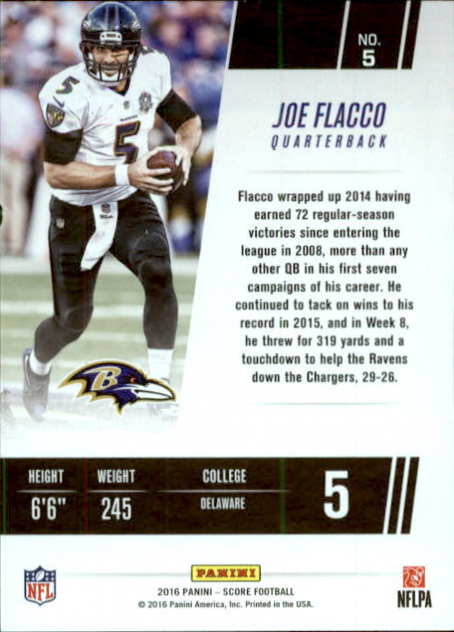 A4270- 2016 Score Football Insert +Parallel Cards1 -You Pick- 15+ FREE US SHIP - Picture 395 of 453