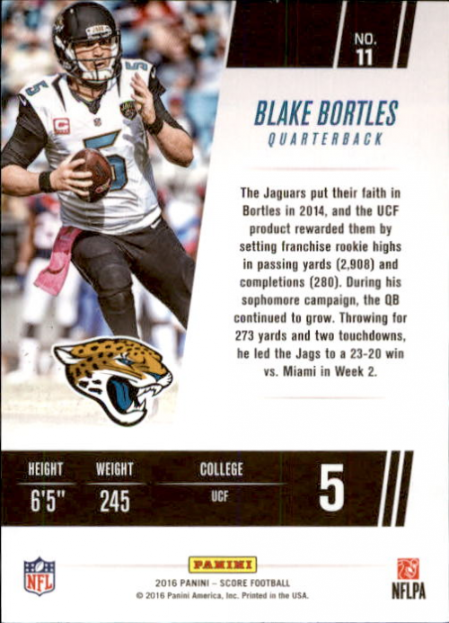 A4270- 2016 Score Football Insert +Parallel Cards1 -You Pick- 15+ FREE US SHIP - Picture 366 of 453