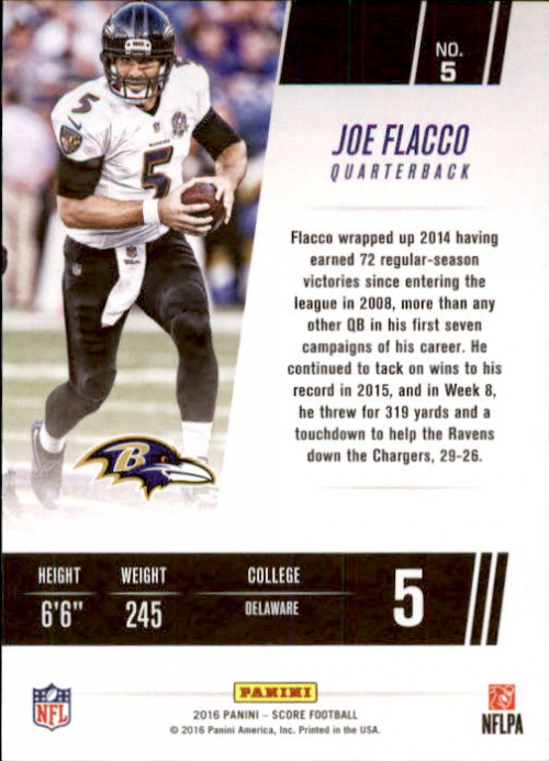 A4270- 2016 Score Football Insert +Parallel Cards1 -You Pick- 15+ FREE US SHIP - Picture 362 of 453