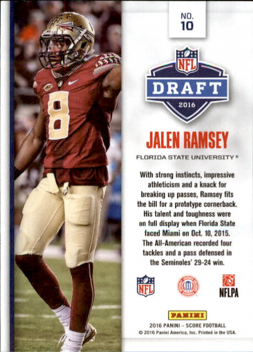 A4270- 2016 Score Football Insert +Parallel Cards1 -You Pick- 15+ FREE US SHIP - Picture 423 of 453