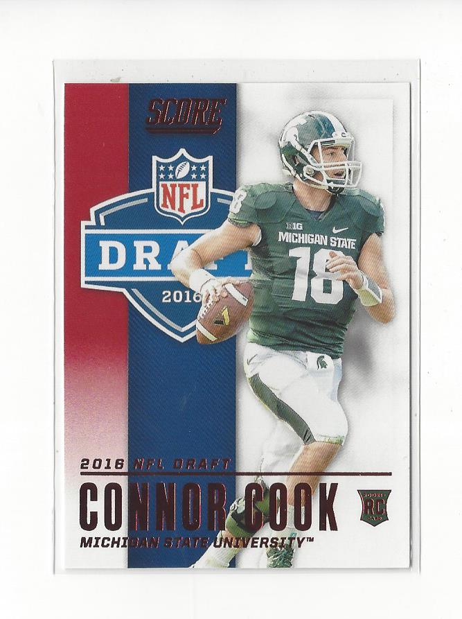 2016 Score NFL Draft Red #3 Connor Cook