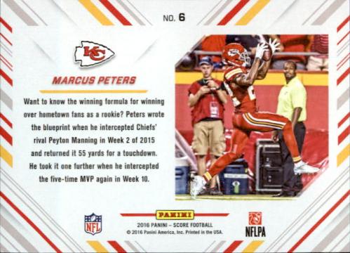 A4270- 2016 Score Football Insert +Parallel Cards1 -You Pick- 15+ FREE US SHIP - Picture 164 of 453