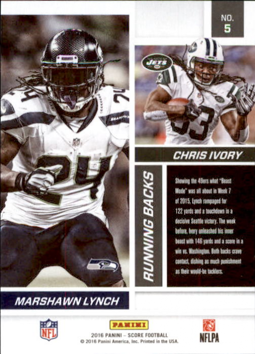 A4270- 2016 Score Football Insert +Parallel Cards1 -You Pick- 15+ FREE US SHIP - Picture 381 of 453