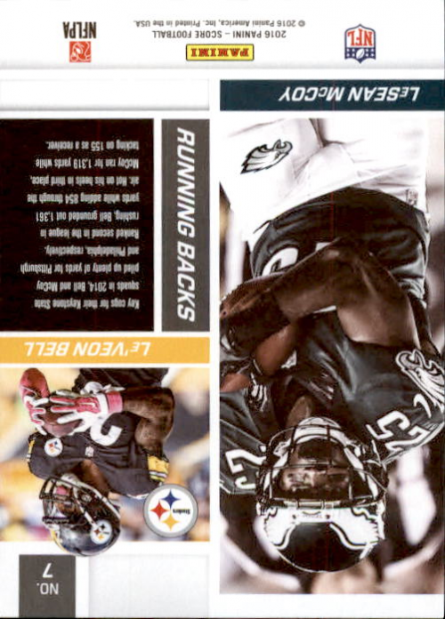 A4270- 2016 Score Football Insert +Parallel Cards1 -You Pick- 15+ FREE US SHIP - Picture 398 of 453
