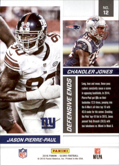 A4270- 2016 Score Football Insert +Parallel Cards1 -You Pick- 15+ FREE US SHIP - Picture 293 of 453